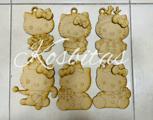 Cargar imagen en el visor de la galería, Kit kitty navidad 6 piezas
