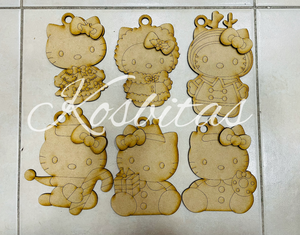 Kit kitty navidad 6 piezas
