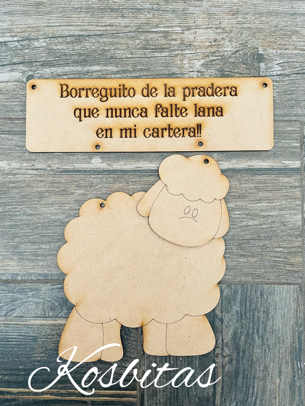 Borrego de la pradera  27.5x30cm