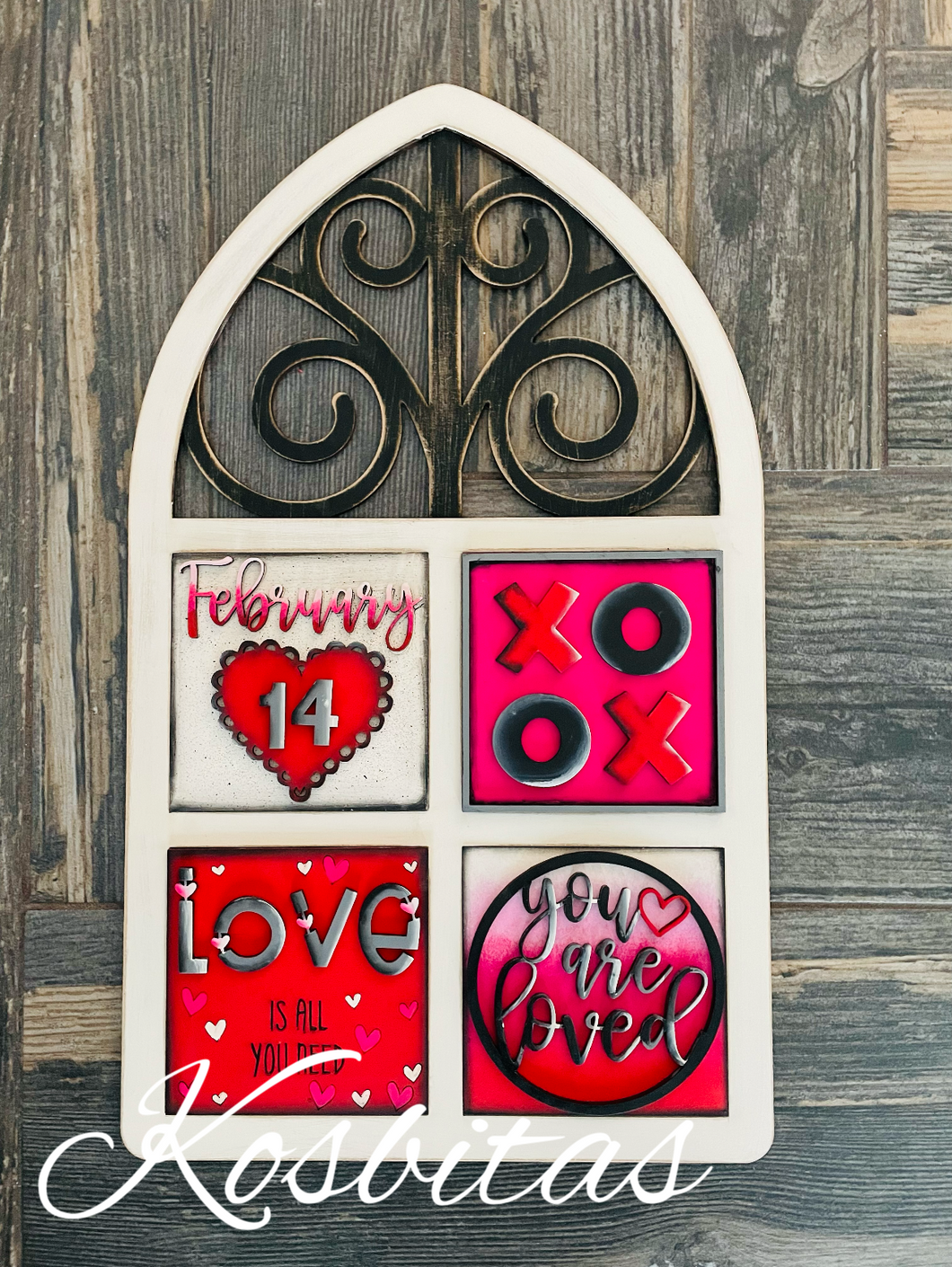 Kit ventana san Valentín