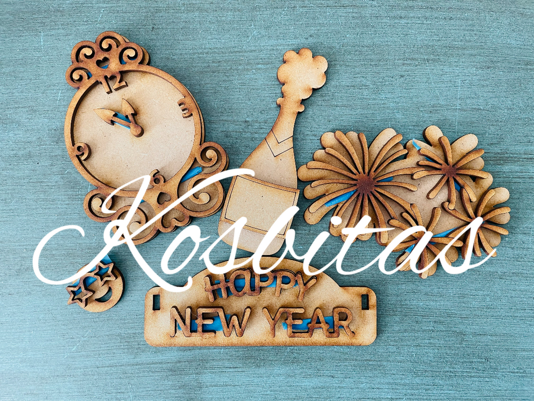 Happy New Year aplicaciones camioneta