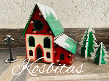 Cargar imagen en el visor de la galería, Casa tipo iglesia para villa navideña
